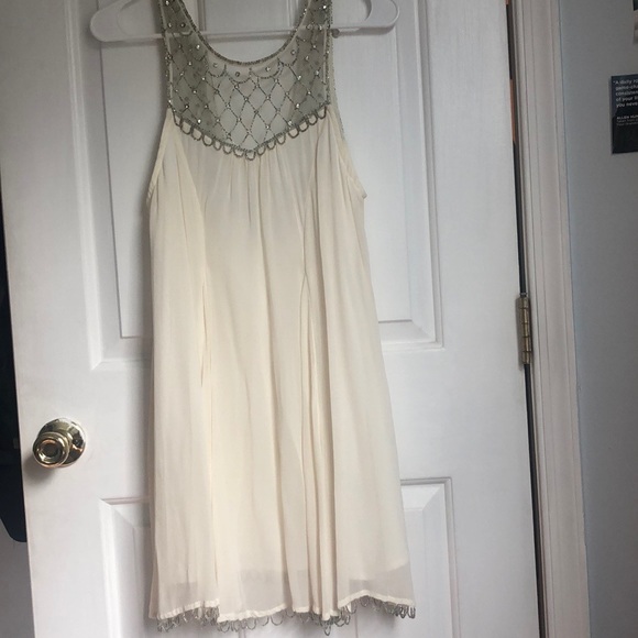 Urban Outfitters Kimichi Blue Cream Dress - Picture 4 of 5